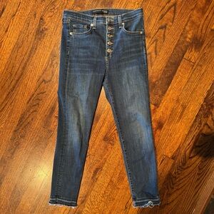 Veronica Beard Dark Blue Ankle Jeans